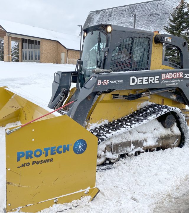 Church Snow Removal Badger Excavating psd